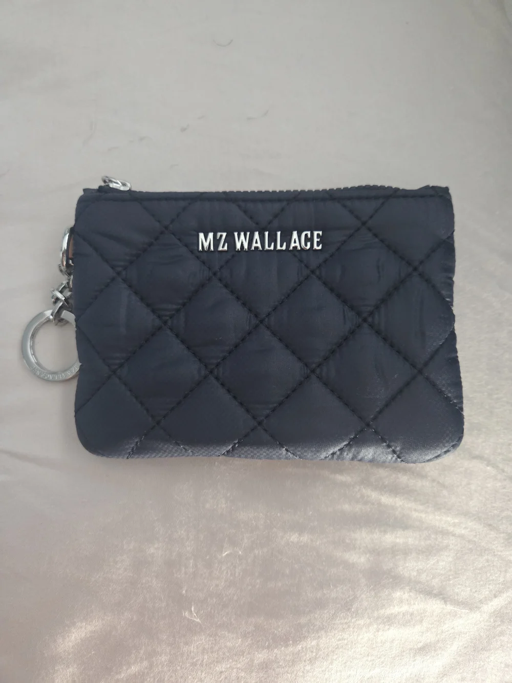 MZ Wallace Quilted Coin Pouch - Navy